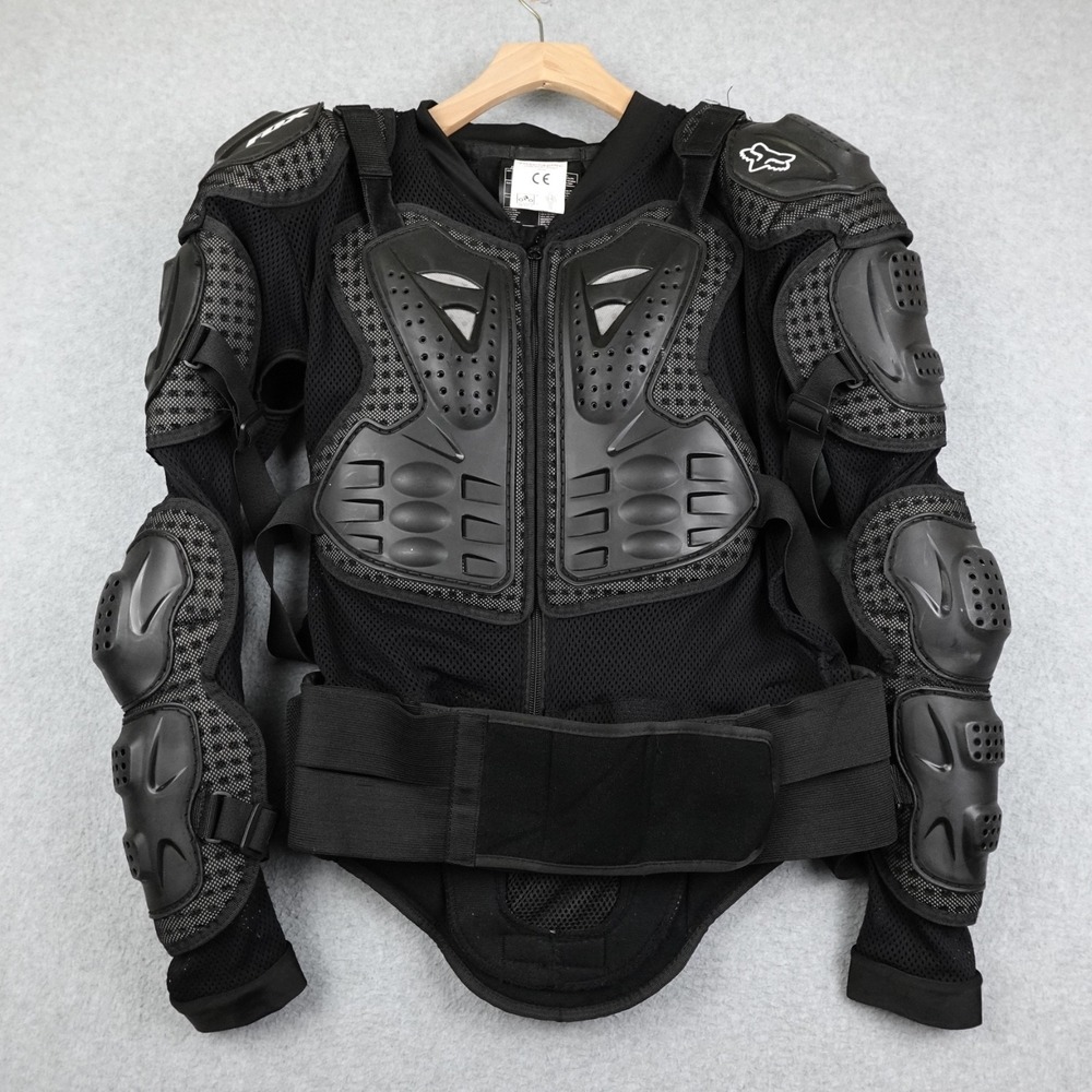 Fox Racing Titan Sport Jacket Motocross/Mountain Bike Body Armor Black Large